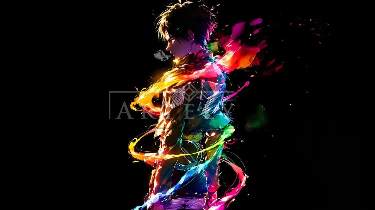 Neon Resolve metal wall art by Artelyx Studios