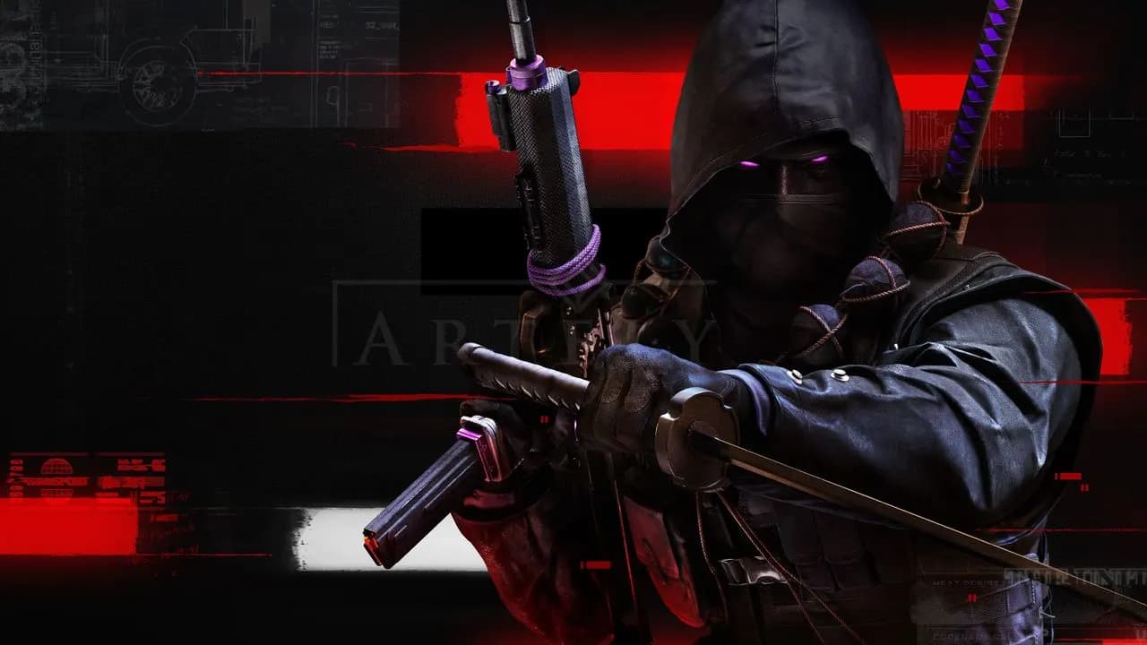 Shadow Operative Samurai Soldier metal wall art by Artelyx Studios