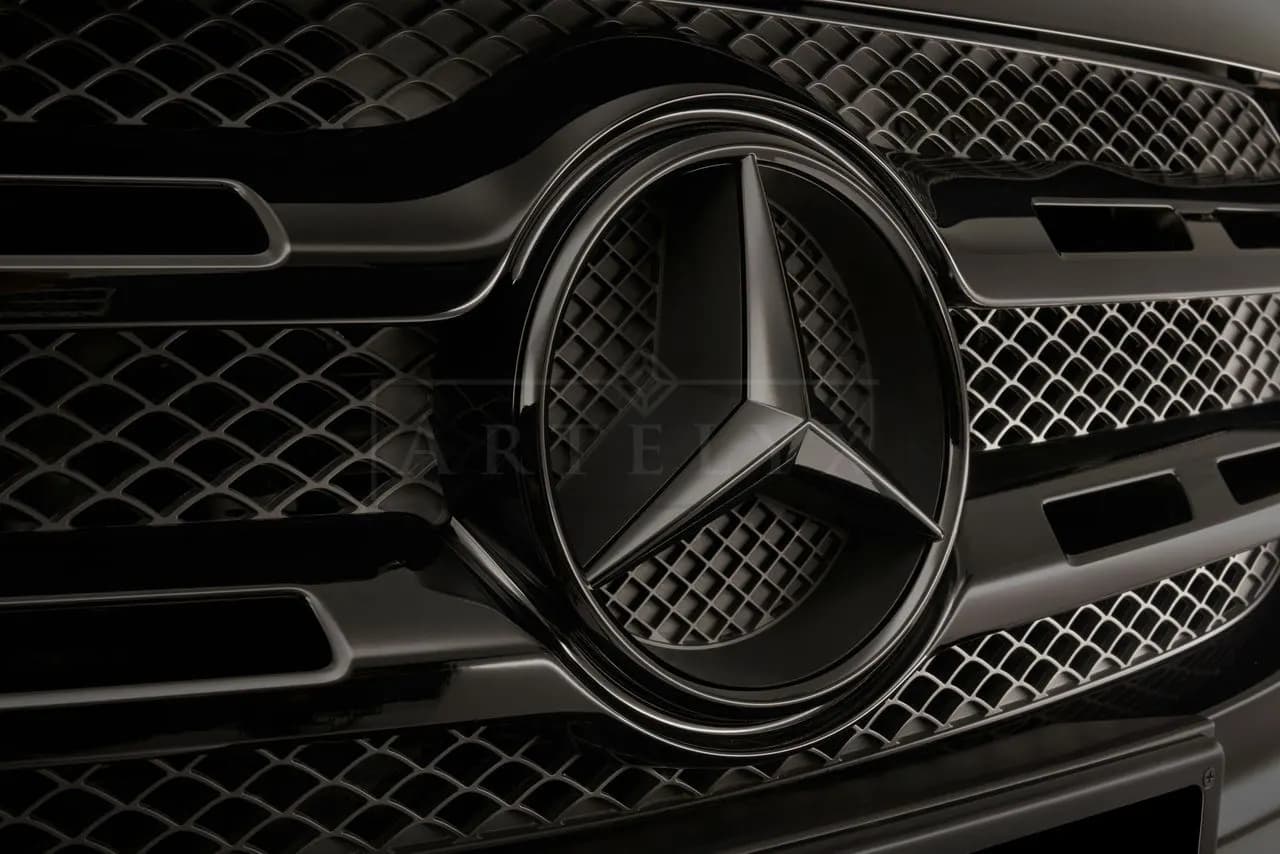 Luxury Car Emblem Close-Up metal wall art by Artelyx Studios