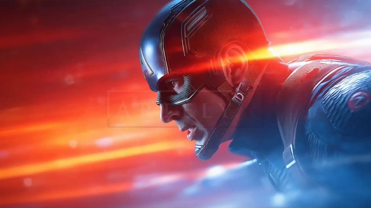 Super Soldier: Full Velocity metal wall art by Artelyx Studios