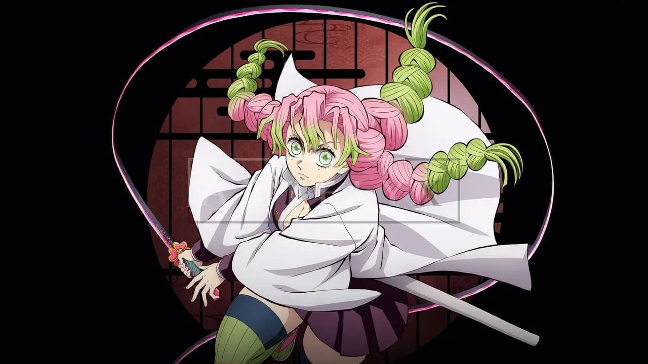Mitsuri Kanroji Ready to Strike metal wall art by Artelyx Studios