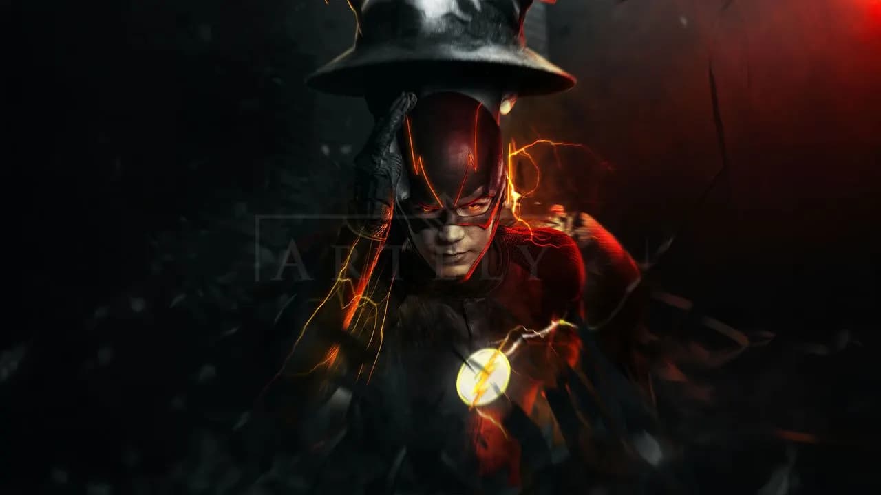 The Flash: Velocity Unleashed metal wall art by Artelyx Studios
