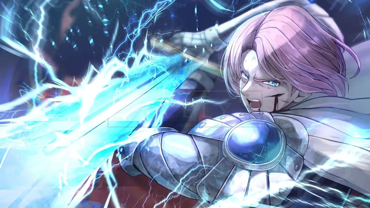 Lightning Blade Strike metal wall art by Artelyx Studios