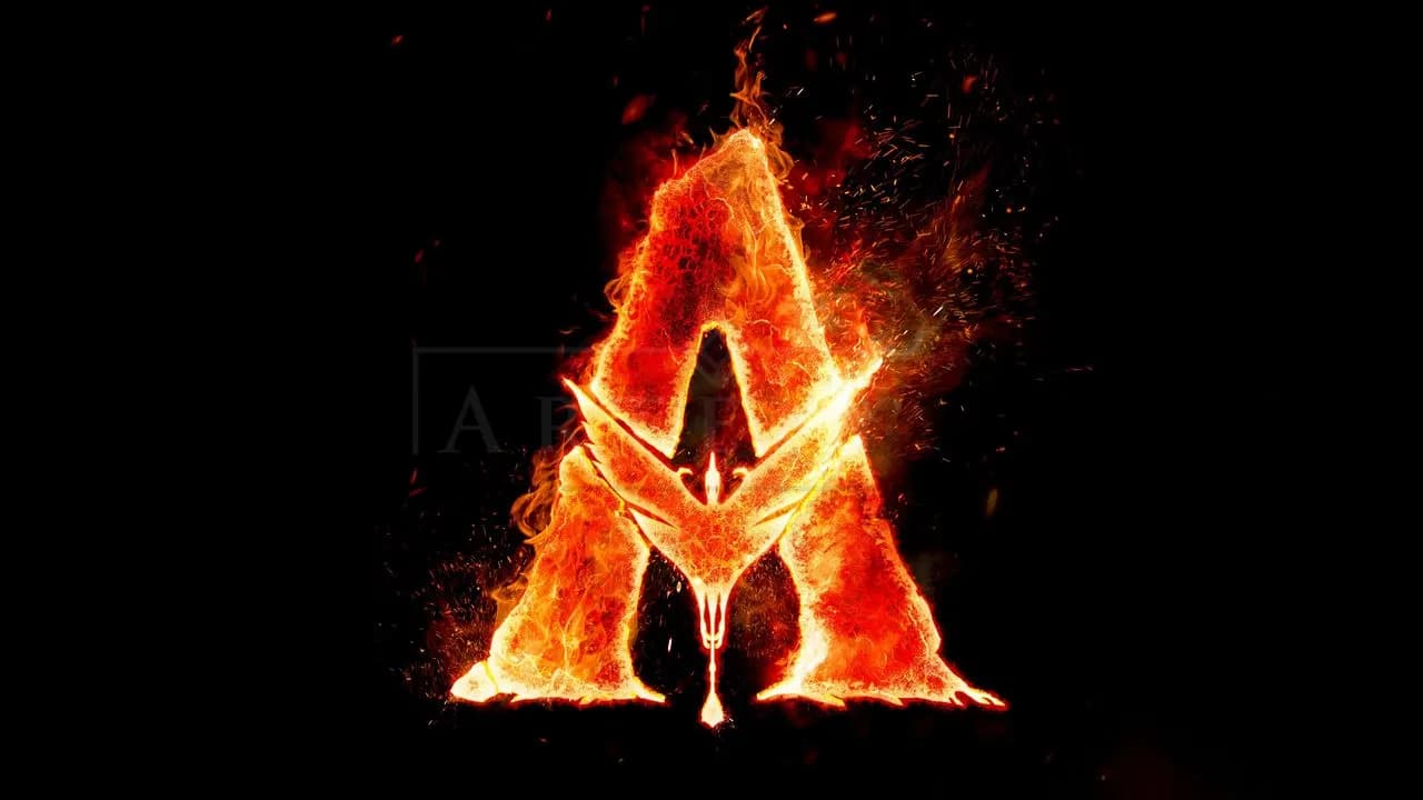 Avatar Fire and Ash Emblem metal wall art by Artelyx Studios