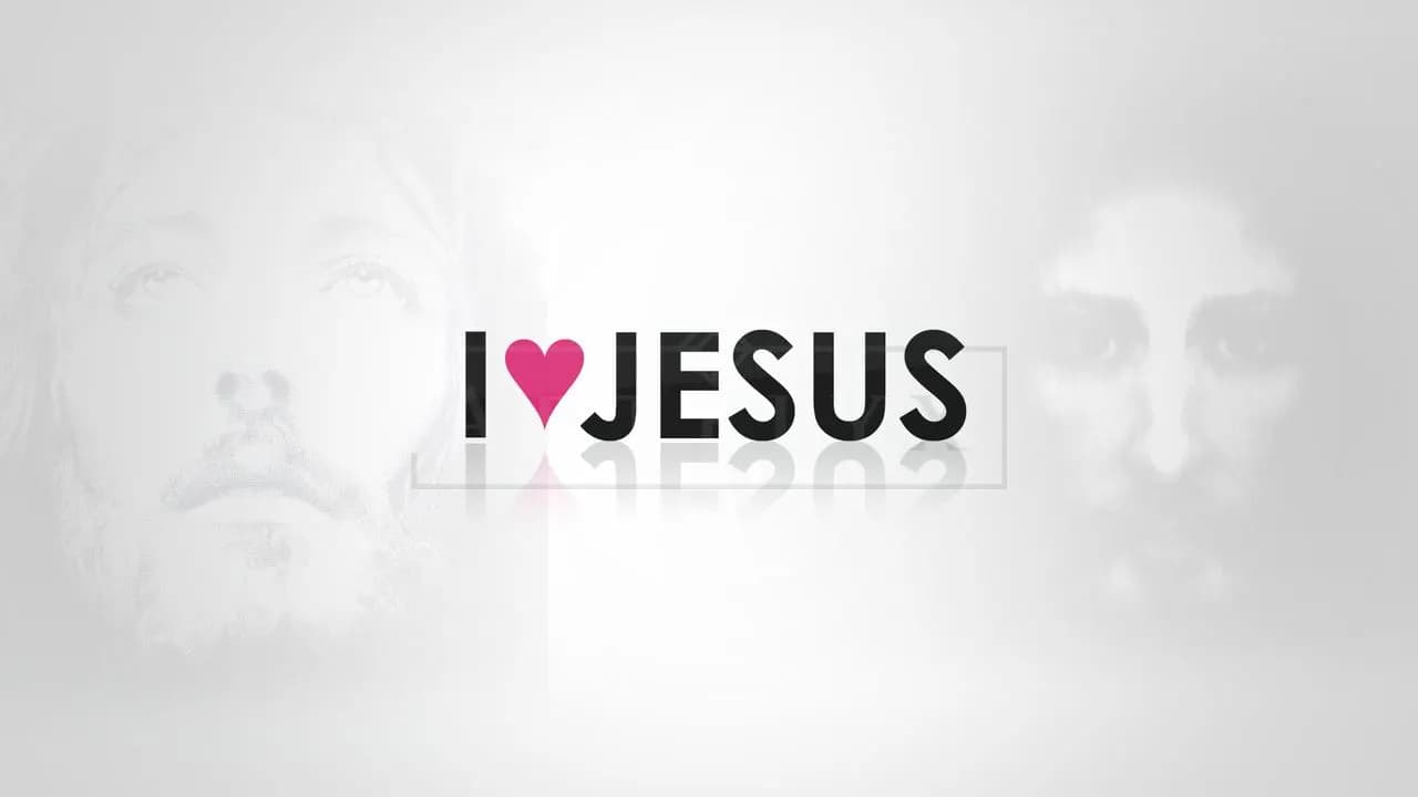 I Love Jesus Minimalist Design metal wall art by Artelyx Studios