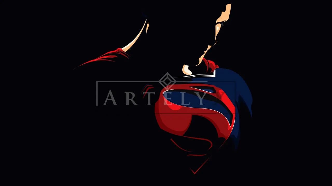 Crimson Emblem in Shadow metal wall art by Artelyx Studios