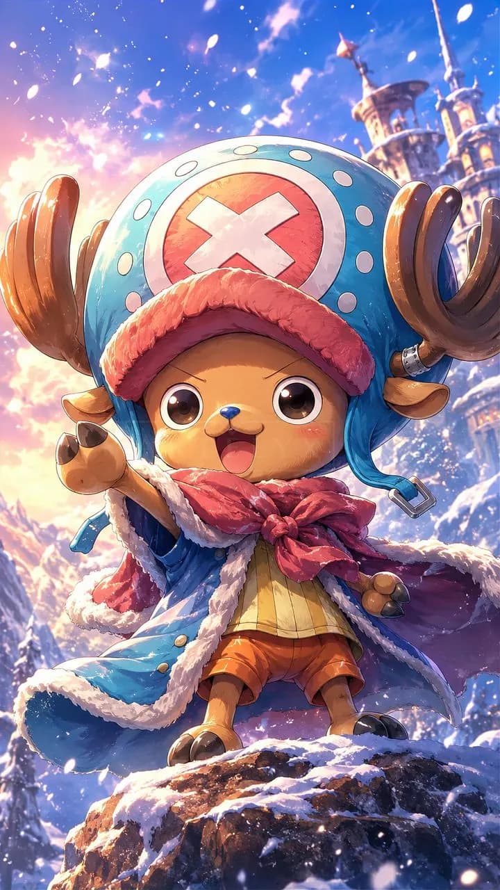 Chopper: Winter Courage metal wall art by Artelyx Studios