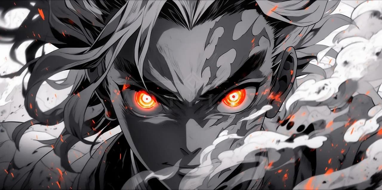 Monochrome Demon Gaze metal wall art by Artelyx Studios