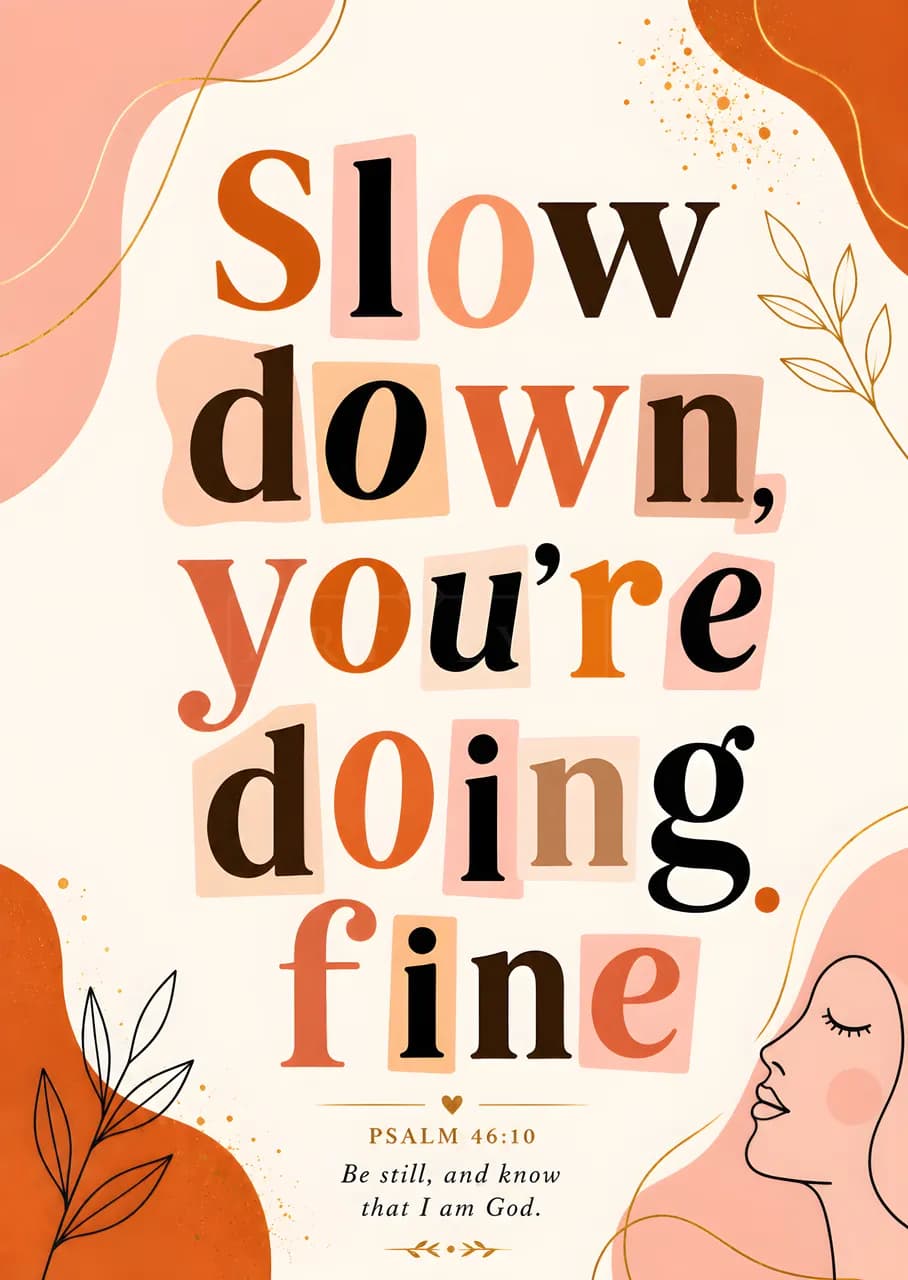 Slow down your doing fine metal wall art by Artelyx Studios