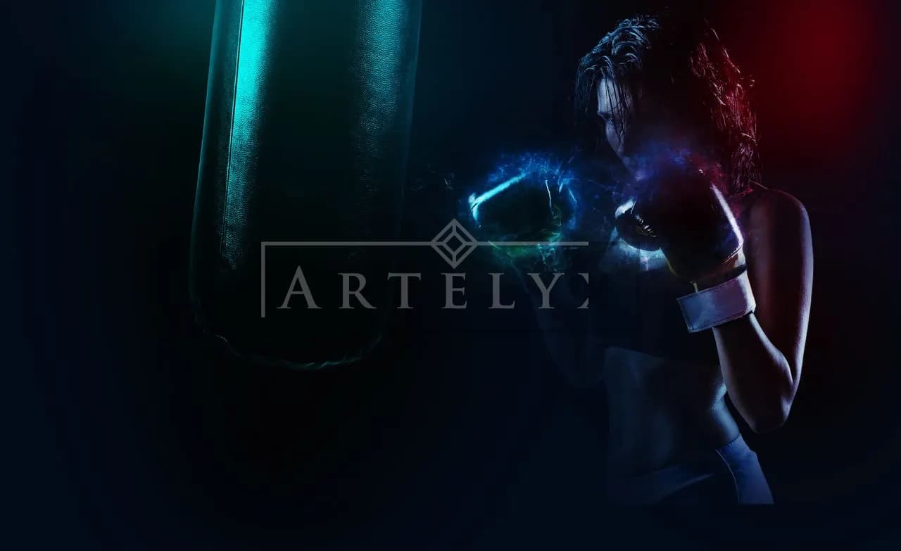 Focused Power in Motion metal wall art by Artelyx Studios