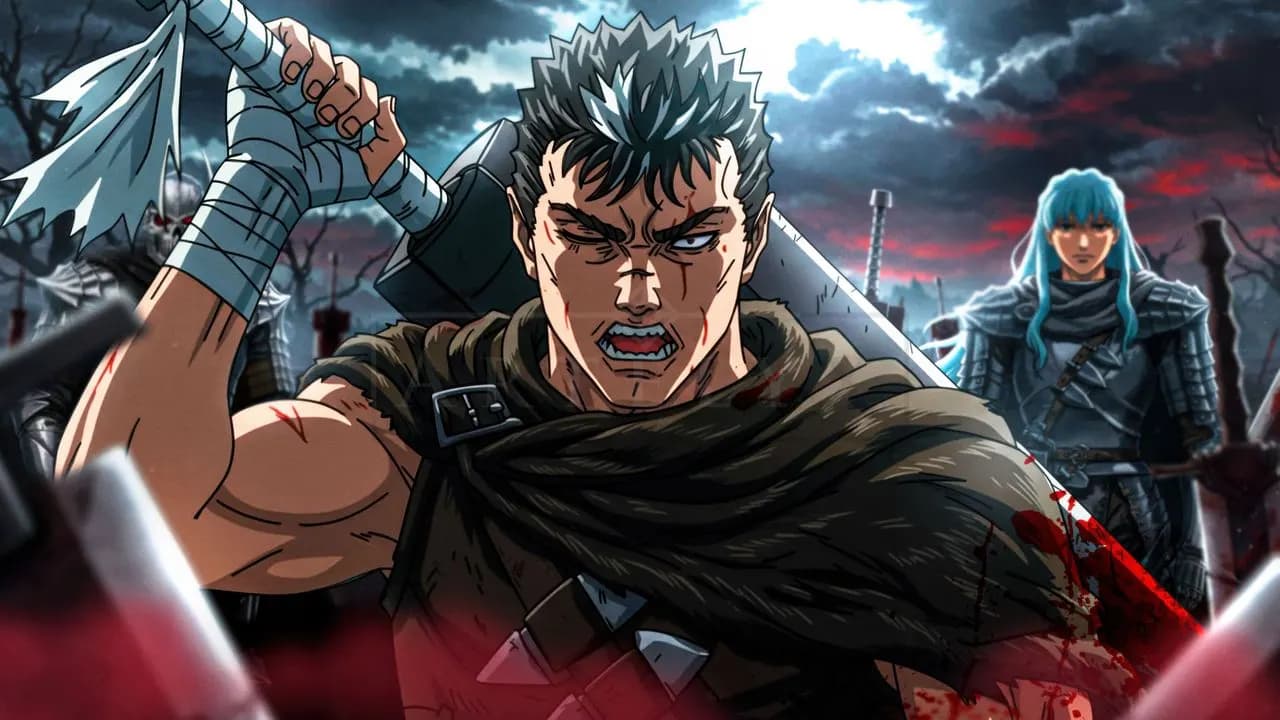 Berserk: The Black Swordsman’s Fury metal wall art by Artelyx Studios