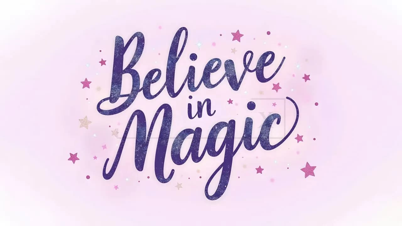 Believe in Magic metal wall art by Artelyx Studios