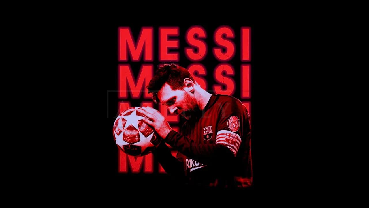 Messi Neon Tribute metal wall art by Artelyx Studios