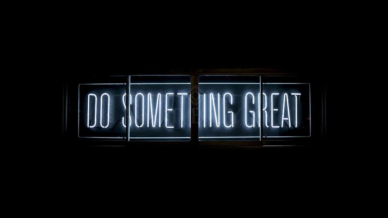 Do Something Great metal wall art by Artelyx Studios