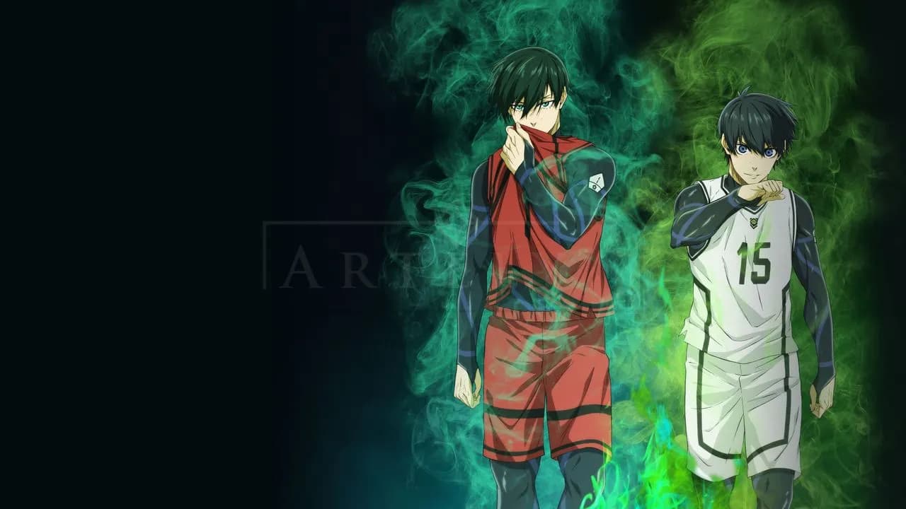 Blue Lock Rivals Smoke Aura metal wall art by Artelyx Studios