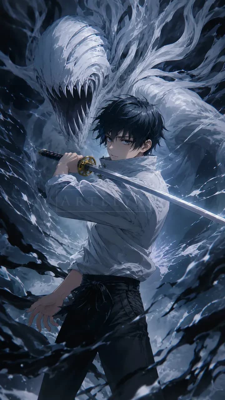 Yuta Okkotsu – Rika’s Awakening metal wall art by Artelyx Studios