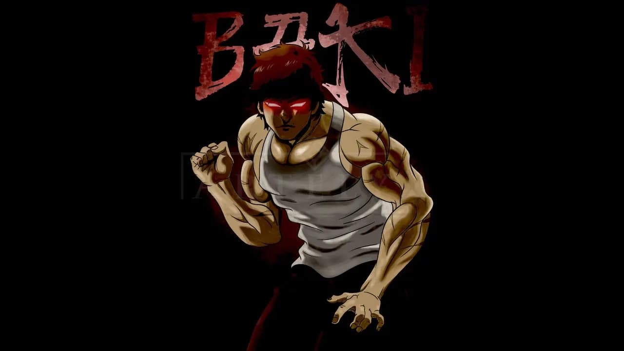 Baki Unleashed metal wall art by Artelyx Studios