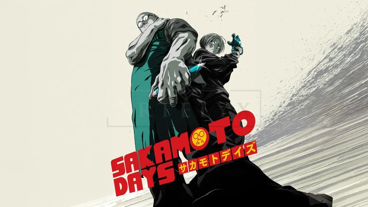 Sakamoto Days metal wall art by Artelyx Studios