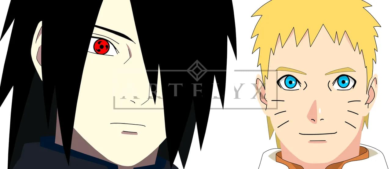 Rival Eyes of Leaf and Shadow metal wall art by Artelyx Studios