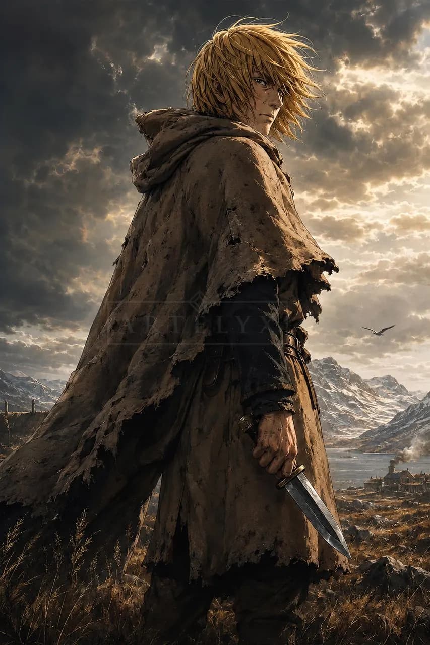 Thorfinn the Wanderer metal wall art by Artelyx Studios