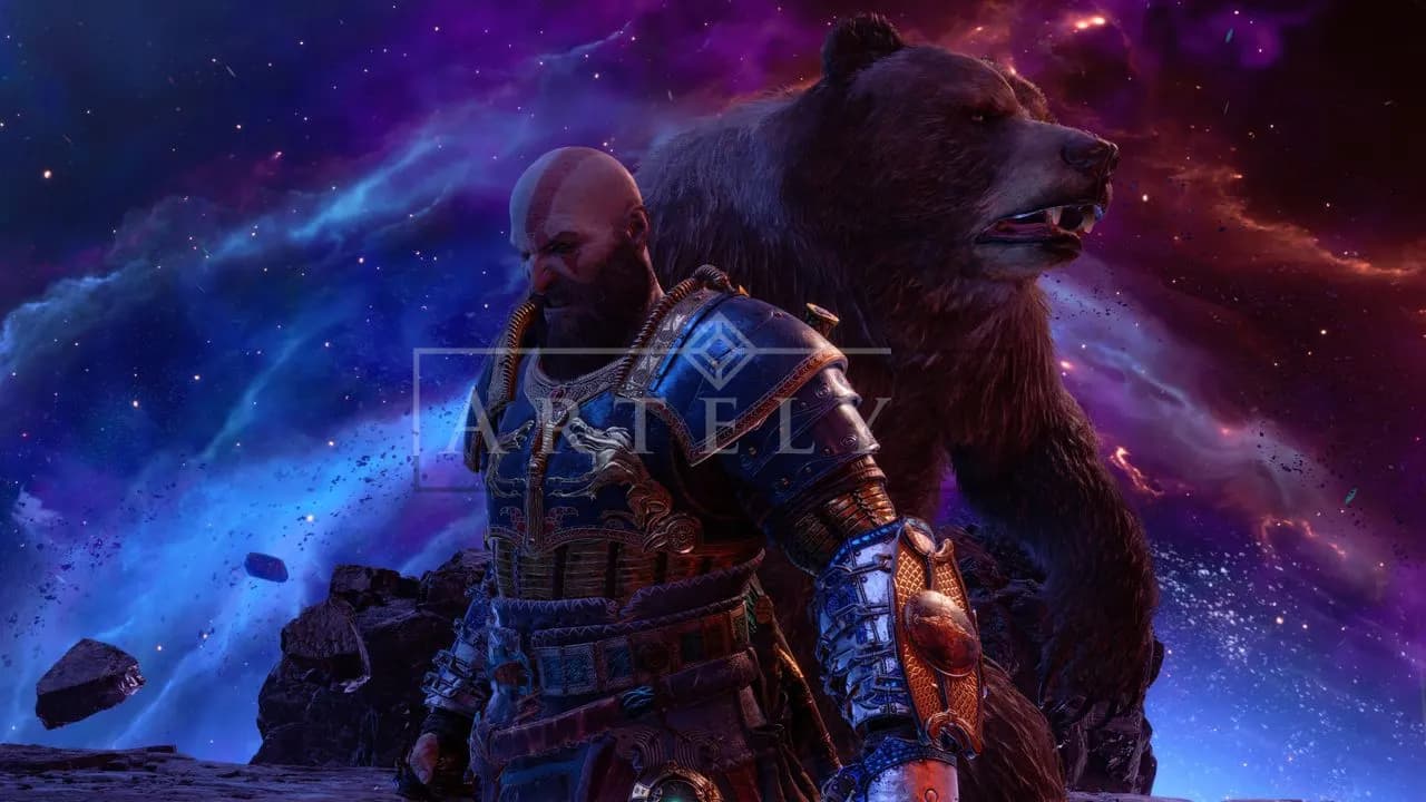 Warrior and the Beast metal wall art by Artelyx Studios