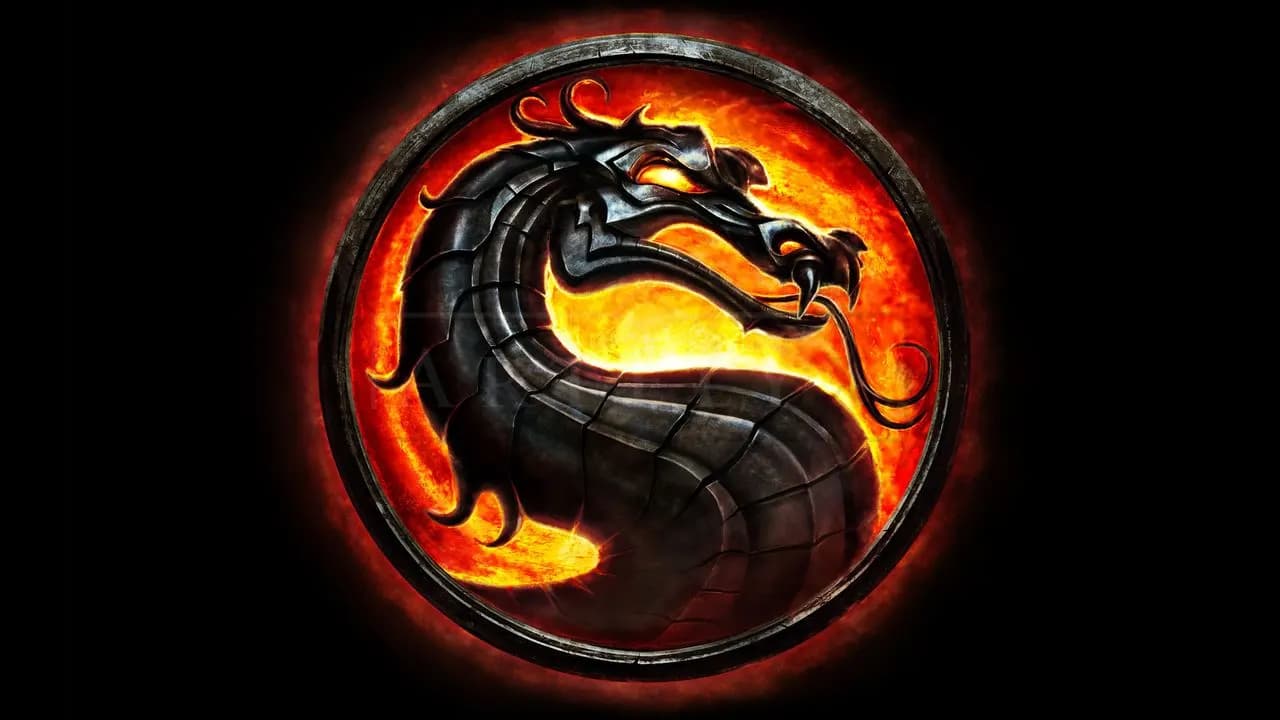 Mortal Kombat Dragon Emblem metal wall art by Artelyx Studios