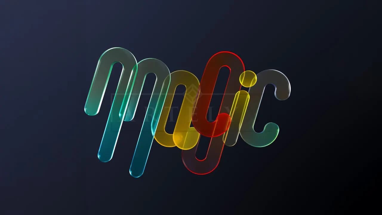 Magic Typography metal wall art by Artelyx Studios