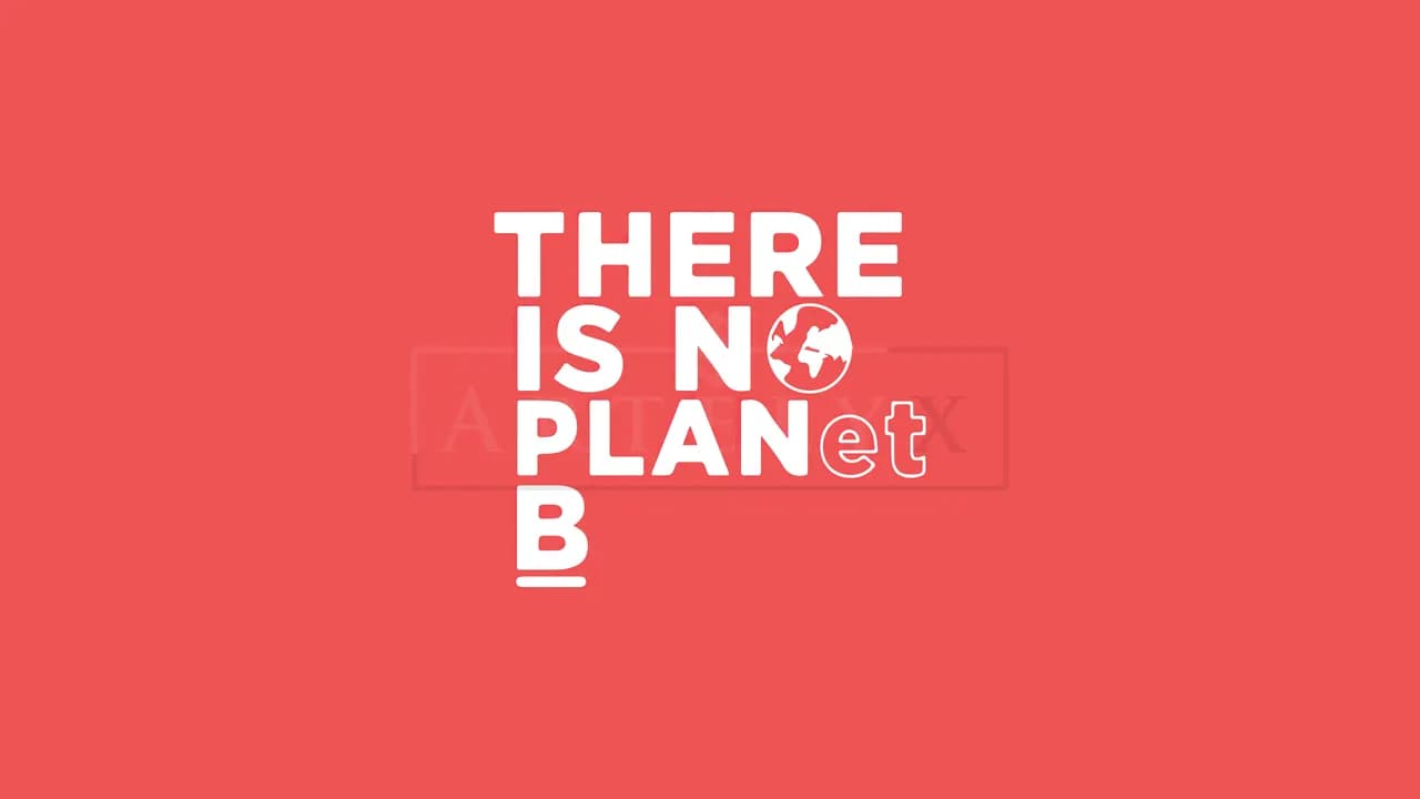 There Is No Planet B Typography Design metal wall art by Artelyx Studios