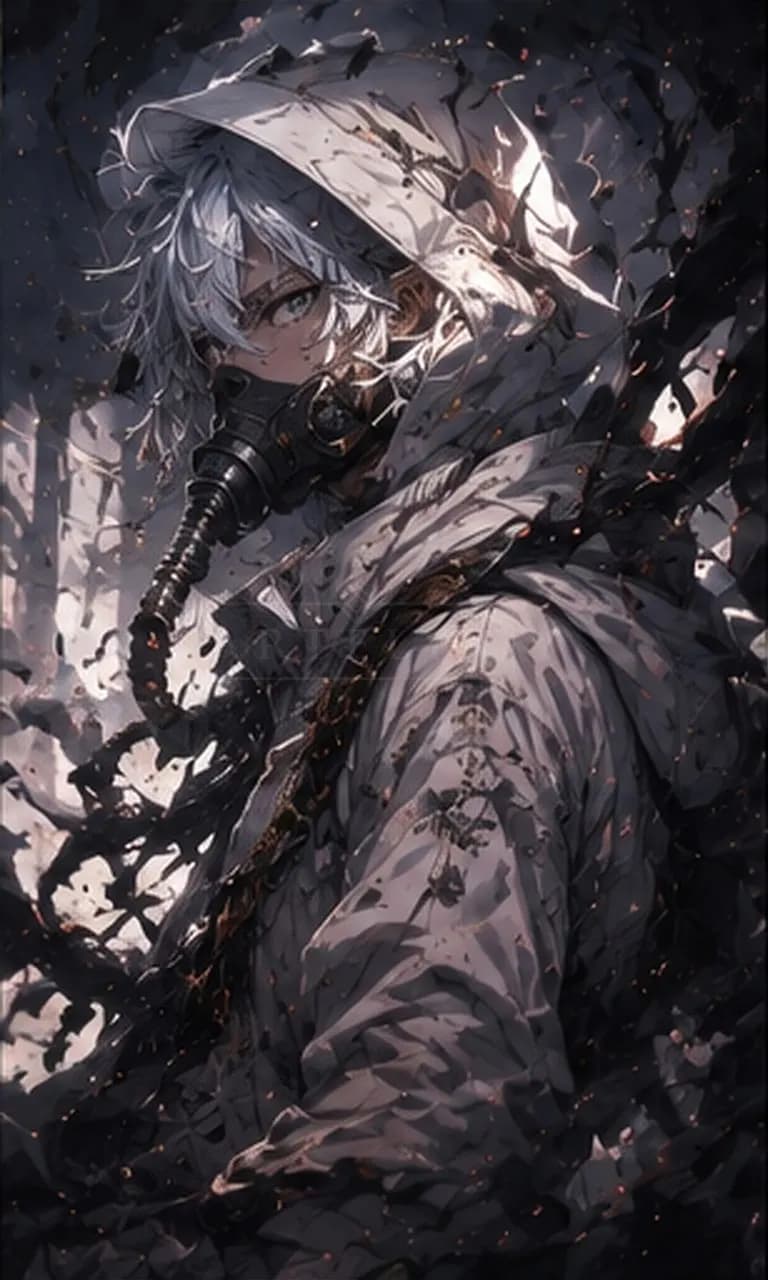 Hooded Survivor – Echoes of Dust metal wall art by Artelyx Studios